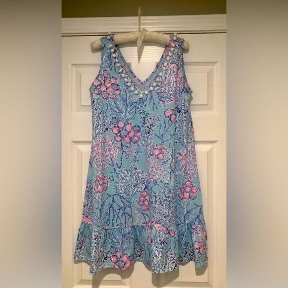 Lilly Pulitzer Camilla Cotton Swing Dress Size L - Picture 1 of 3